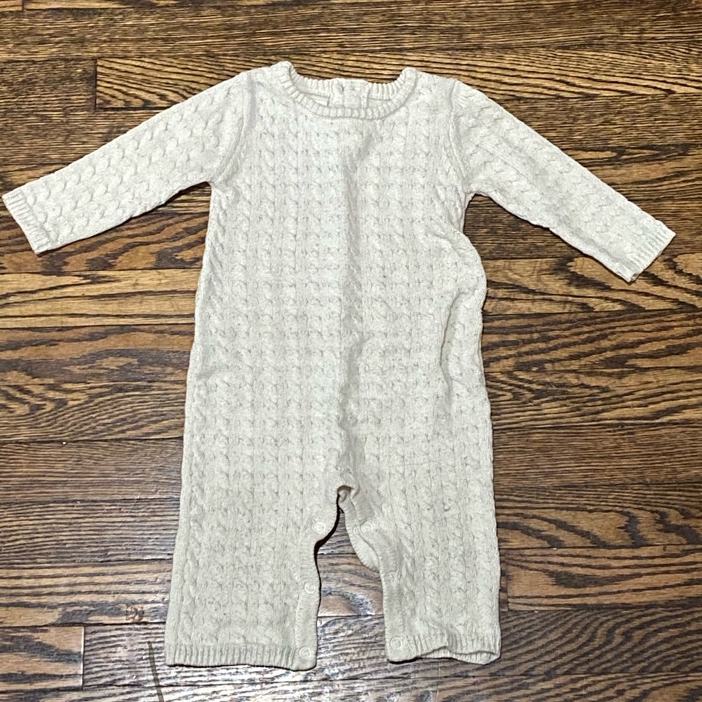 Baby Girl Cuddl Duds Sweater Jumpsuit, Never Worn